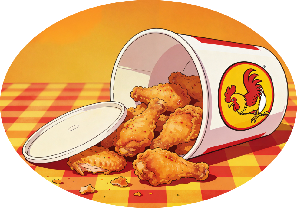 Contando Pollos for $27.99 — cheaper than a bucket of chicken